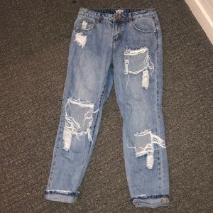 Tobi distressed boyfriend jeans